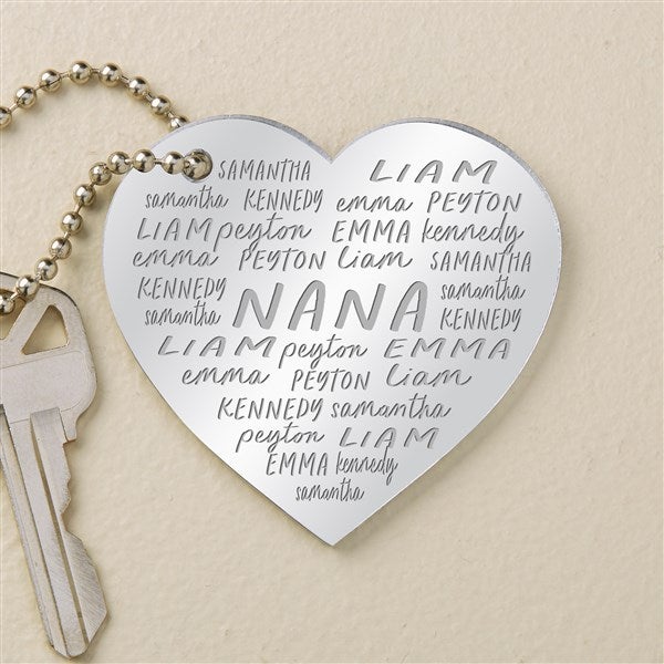 Grateful Heart Personalized Acrylic Keychain  - 48849