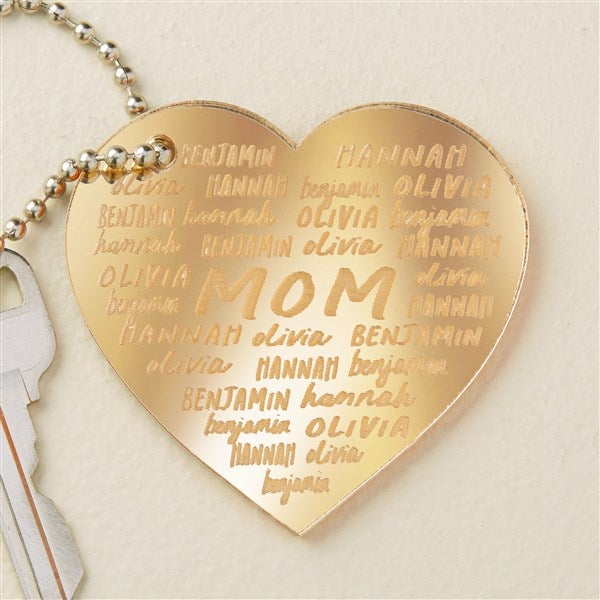 Grateful Heart Personalized Acrylic Keychain - 48849