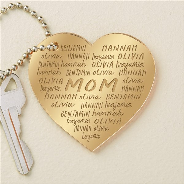 Grateful Heart Personalized Acrylic Keychain  - 48849