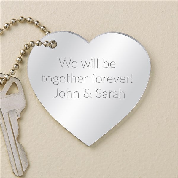 Write Your Own Personalized Heart Keychain  - 48850