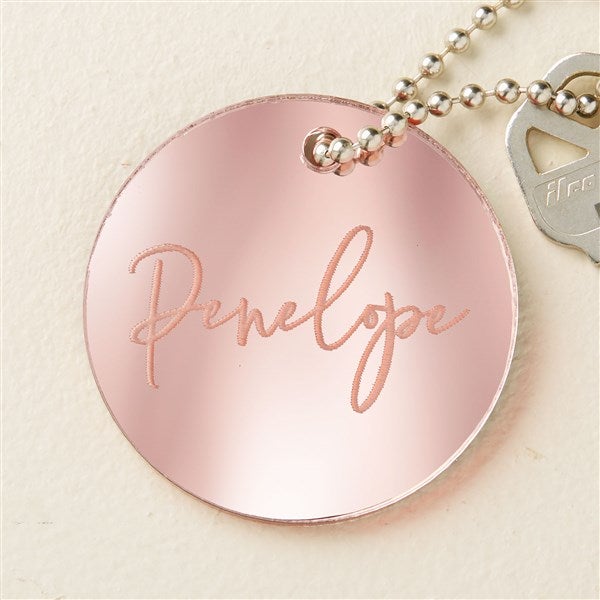 Trendy Script Personalized Acrylic Keychain - 48858