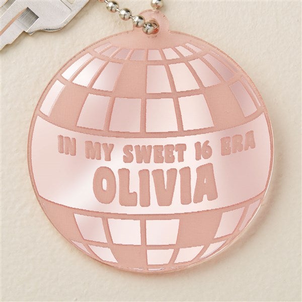 Disco Ball Personalized Acrylic Keychain - 48863