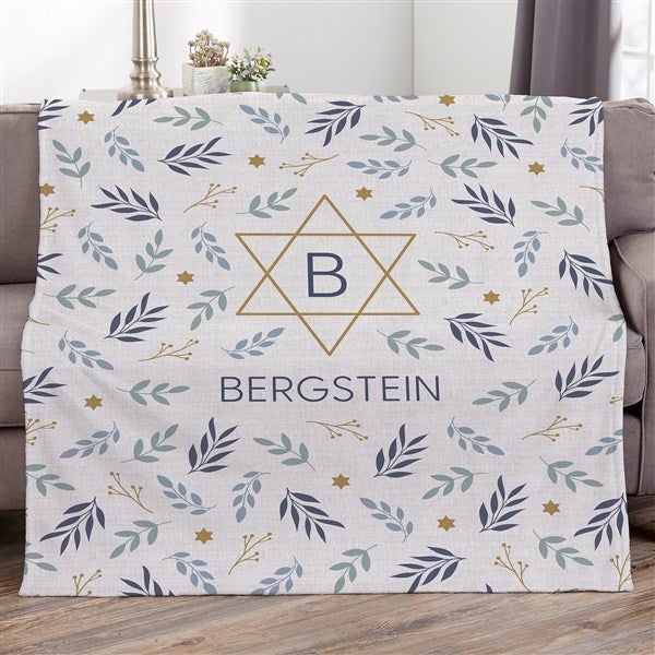 Spirit of Hanukkah Personalized Blanket - 48965