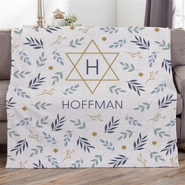 Spirit of Hanukkah Personalized Blanket - 48965