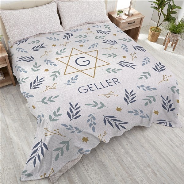 Spirit of Hanukkah Personalized Blanket - 48965