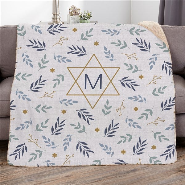 Spirit of Hanukkah Personalized Blanket - 48965