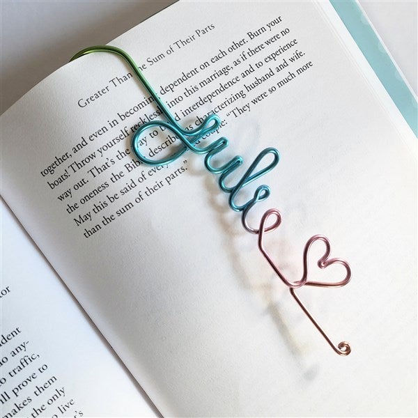 Custom Heart Name Bookmark - 48985D