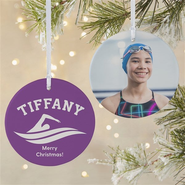 Swimming Personalized Ornament - 49005