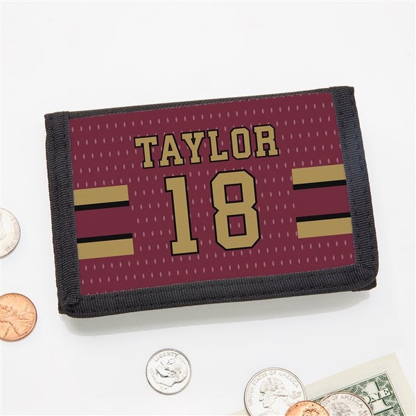 Sports Jersey Personalized Wallet - 49066