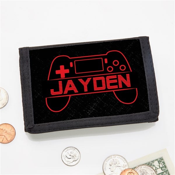 Neon Gaming Personalized Kids Wallet  - 49068