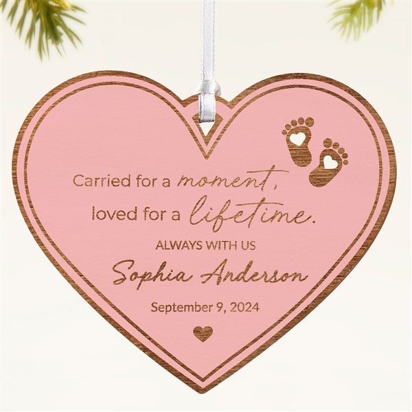 Baby Memorial Personalized Wood Ornament - 49080