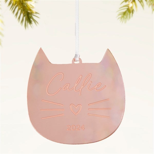 Cat Personalized Acrylic Ornament - 49084