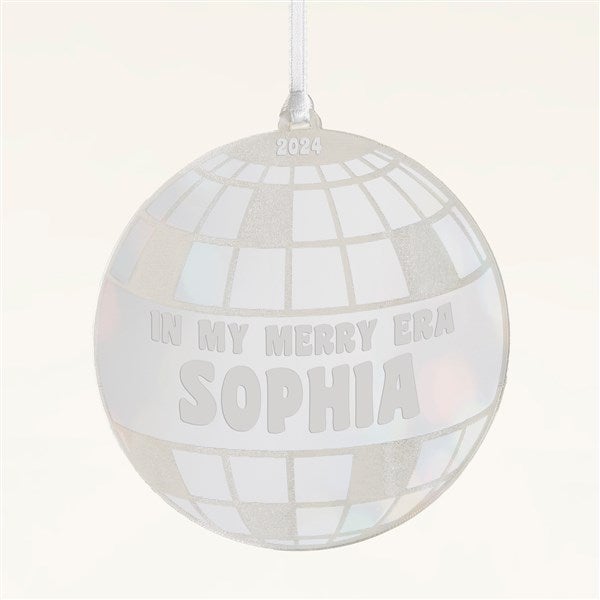 Disco Ball Personalized Acrylic Ornament - 49087