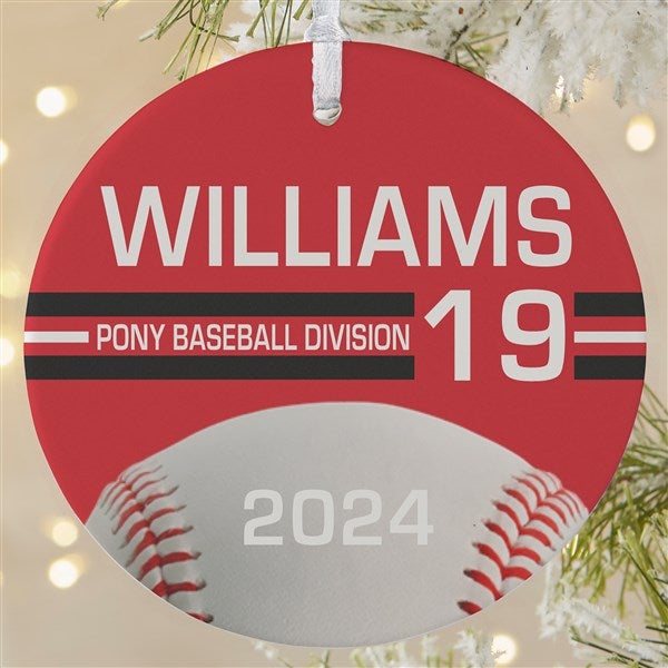 Baseball Personalized Ornament - 49091