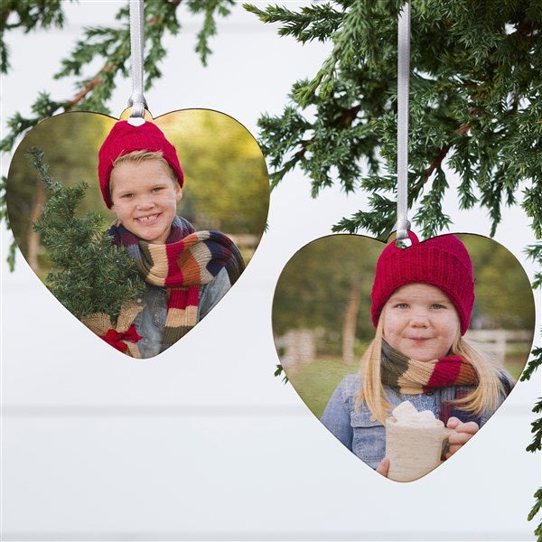 Picture Perfect Personalized Heart Ornament - 49126