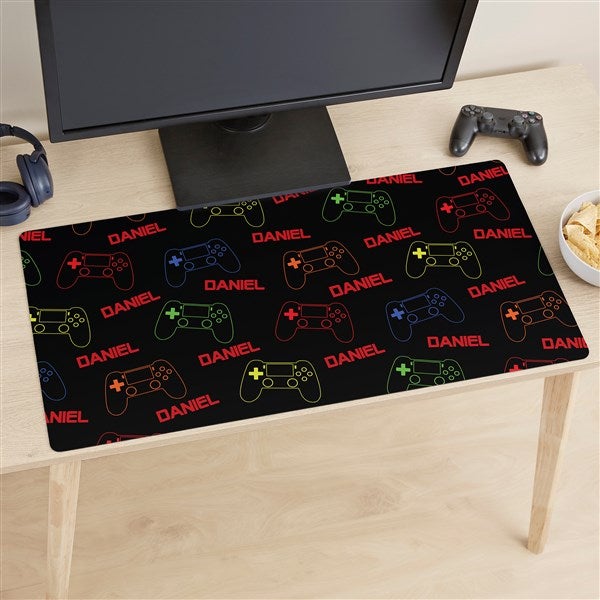 Neon Gaming Personalized Desk Mat  - 49185