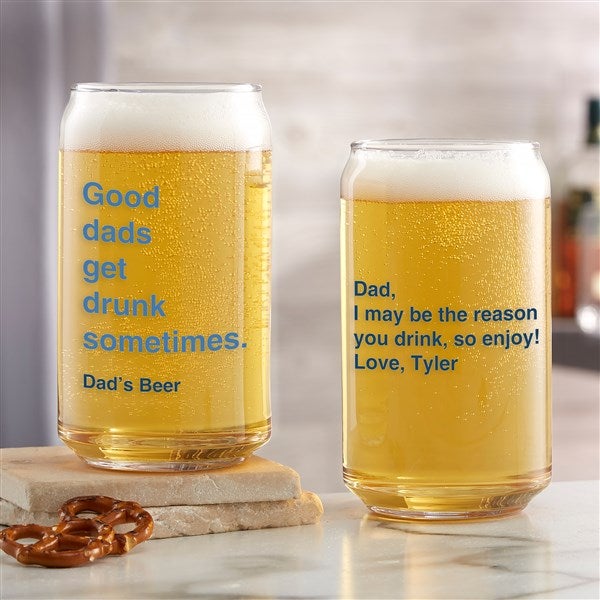 Good Dads Get Drunk Sometimes Beer Glass Collection  - 49196