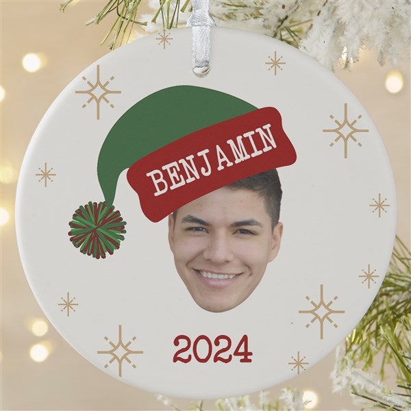 Christmas Character Personalized Photo Ornament - 49267