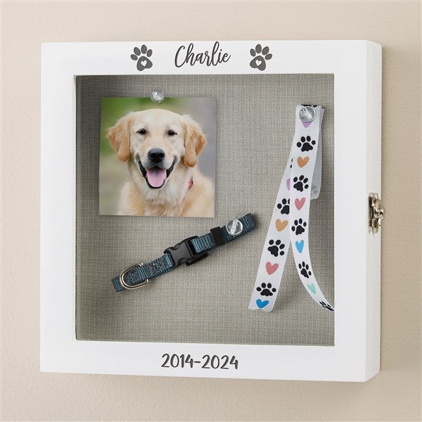 Pet Memorial Engraved Shadow Box - 49322