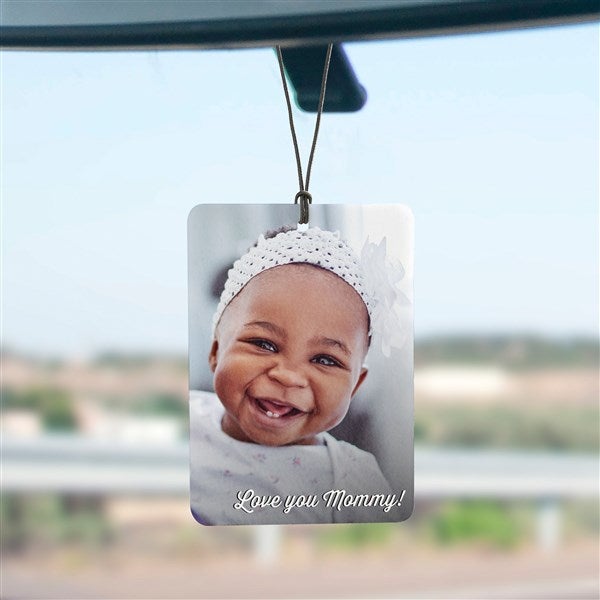 Photo & Text Personalized Car Air Freshener - 49363