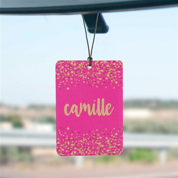 Sparkling Name Personalized Car Air Freshener - 49367