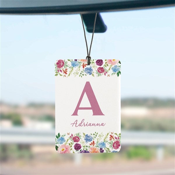 Forever Floral Personalized Car Air Freshener - 49374
