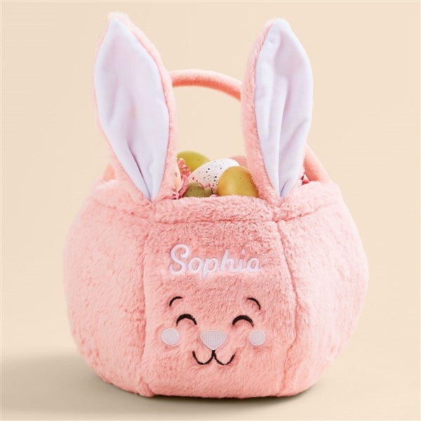 Bunny Ears Embroidered Plush Easter Treat Bag  - 49413