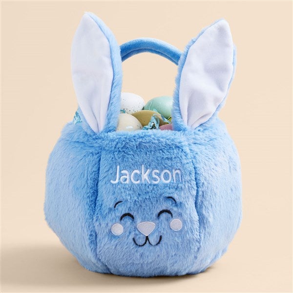 Bunny Ears Embroidered Plush Easter Treat Bag  - 49413