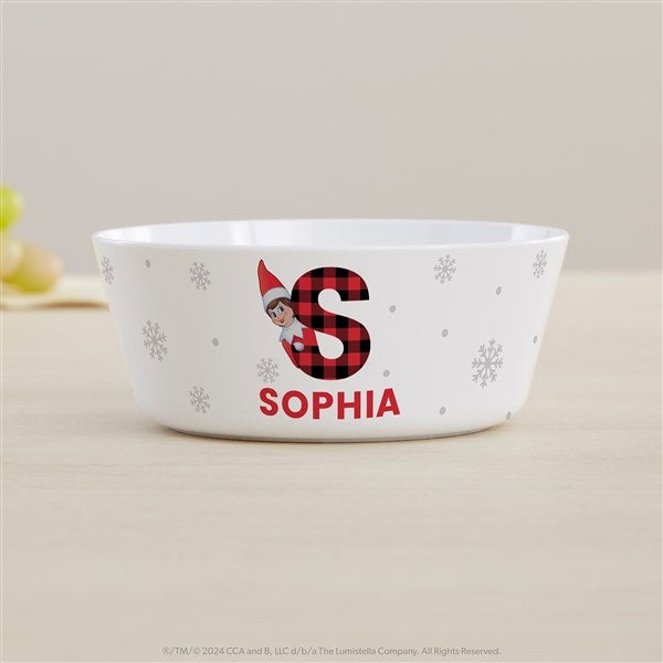 The Elf on the Shelf® Plaid Personalized Kids Dinnerware - 49582