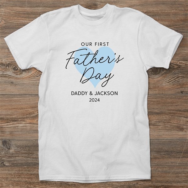 Our First Father's Day Personalized Men's Shirts  - 49736