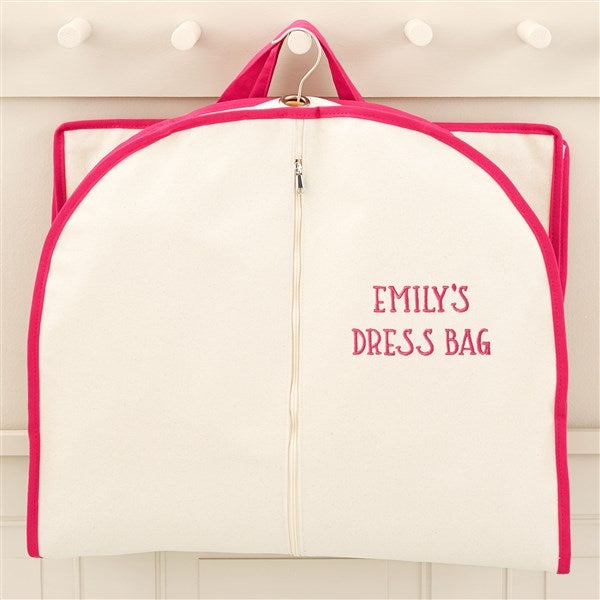 Write Your Own Embroidered Canvas Garment Bag  - 49756