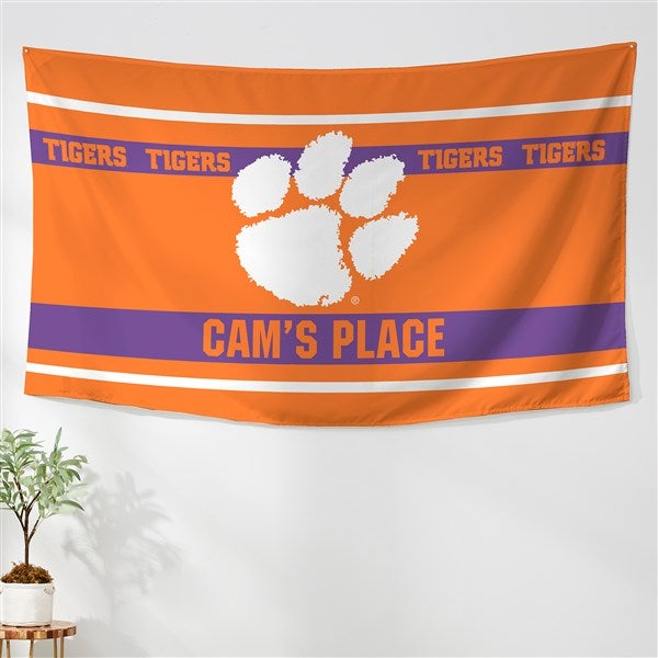 NCAA Clemson Tigers Personalized Wall Tapestry - 49766