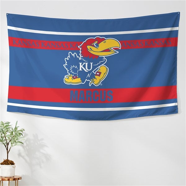 NCAA Kansas Jayhawks Personalized Wall Tapestry - 49770