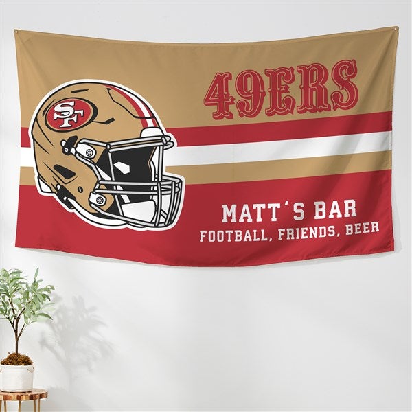 NFL San Francisco 49ers Personalized Wall Tapestry - 49804