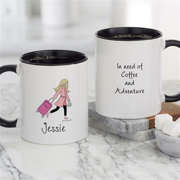 philoSophie's® Travel Personalized Coffee Mugs - 49840