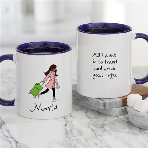 philoSophie's® Travel Personalized Coffee Mugs - 49840