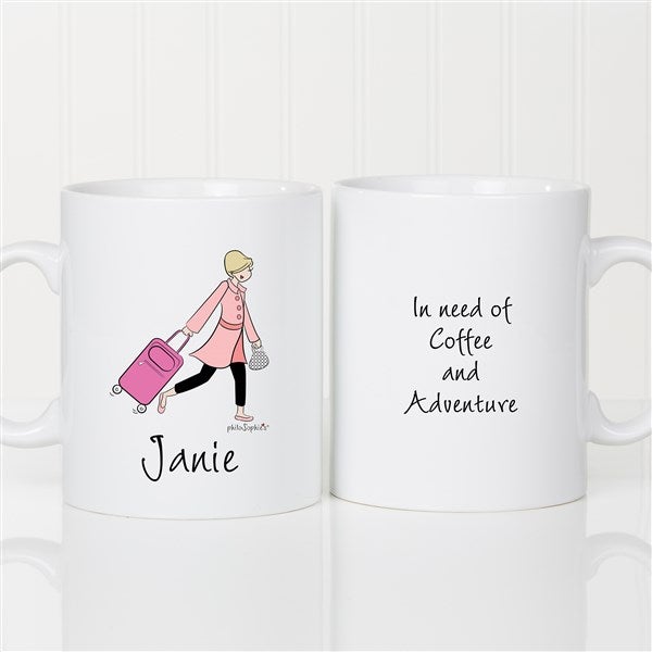 philoSophie's® Travel Personalized 30 oz. Oversized Coffee Mug - 49842