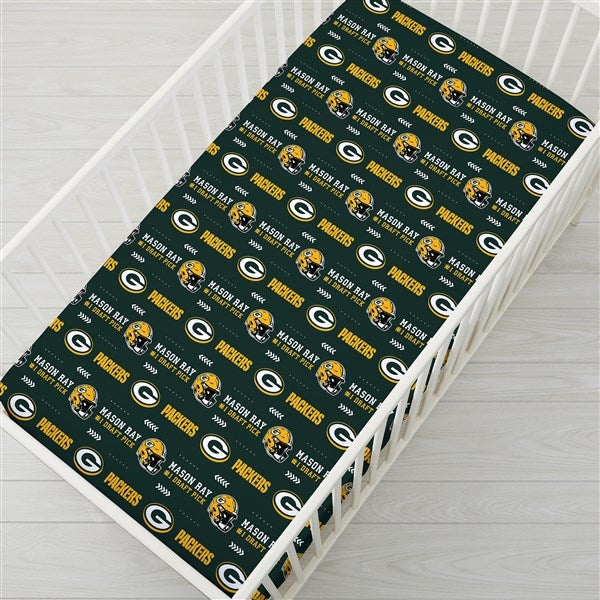 Personalized NFL Baby Crib Sheet - Green Bay Packers - 49868