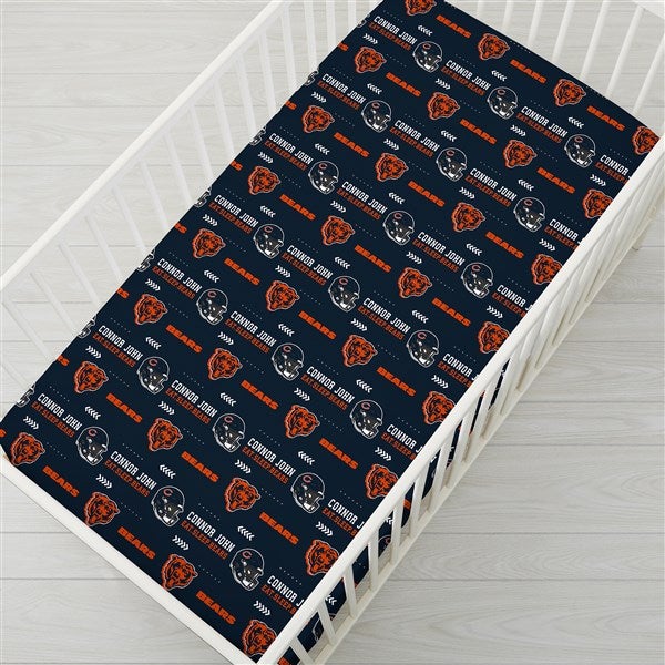 Personalized NFL Baby Crib Sheet - Chicago Bears - 49874