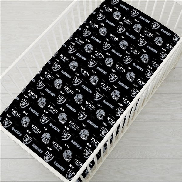 Personalized NFL Baby Crib Sheet - Las Vegas Raiders - 49875