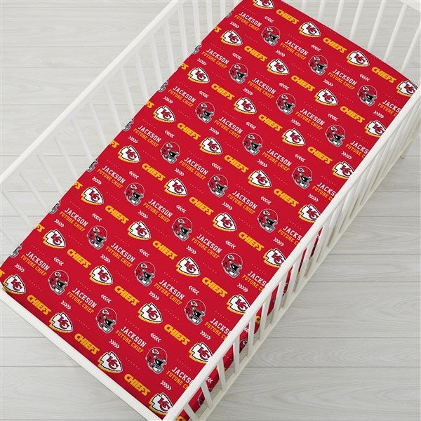 Personalized NFL Baby Crib Sheet - Kansas City Chiefs - 49878