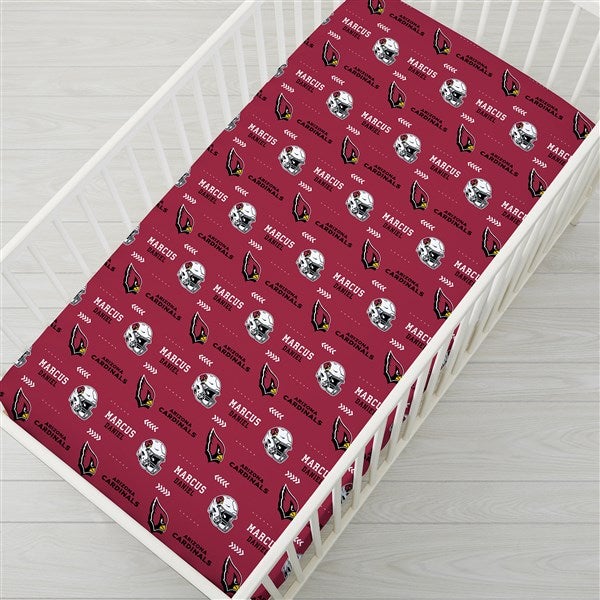 Personalized NFL Baby Crib Sheet - Arizona Cardinals - 49886