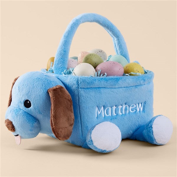 Peter The Puppy Embroidered Easter Treat Bag - 49889