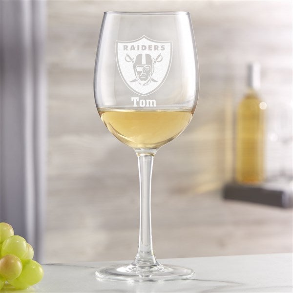 Las Vegas Raiders Wine Glass Collection - 49946