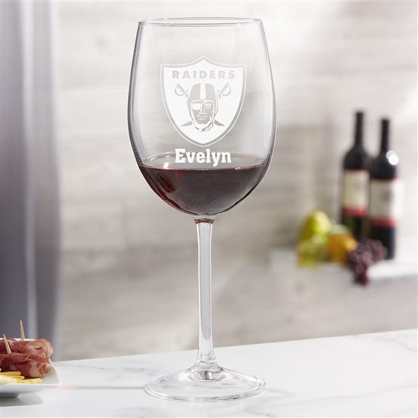 Las Vegas Raiders Wine Glass Collection - 49946