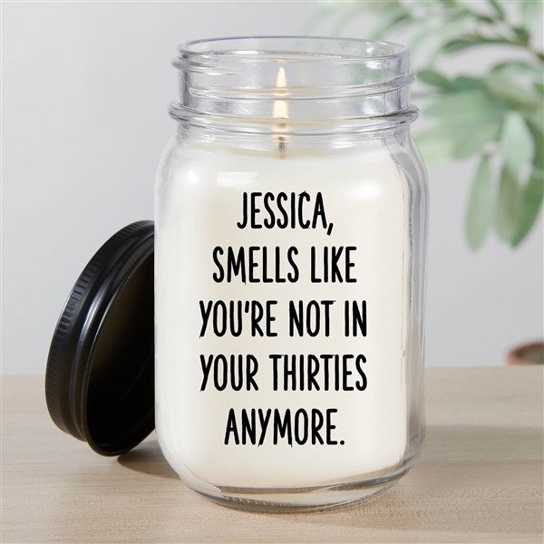 Smells Like Personalized Mason Jar Candle - 49949