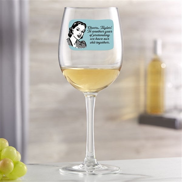 Cheers Personalized Wine Glass Collection - 49988