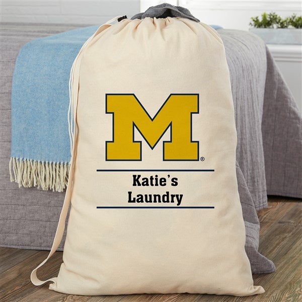 NCAA Michigan Wolverines Personalized Laundry Bag - 50037