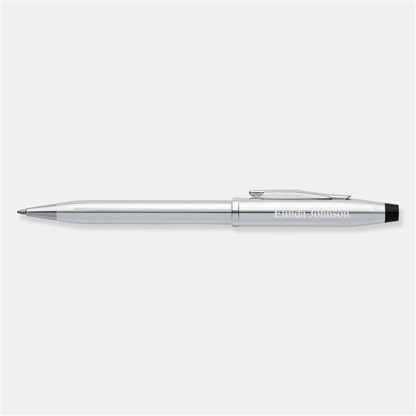 Engraved Cross Century II Polished Chrome Ballpoint Pen  - 50060