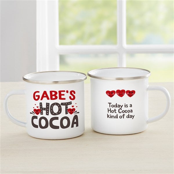 Hot Cocoa Personalized Kids Enamel Mug - 50085